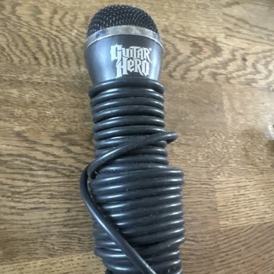 Guitar Hero USB Microphone PlayStation 2 3 PS2 PS3 Wii Xbox 360 Red Octane A - Image 1 of 4