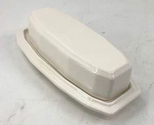 PFALTZGRAFF ~ Heritage White ~ Stoneware ~ Covered Butter Dish - Picture 1 of 5