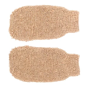 Guanti Scrubber da Bagno Esfolianti 2 Pezzi per Pelle Liscia - Foto 1 di 12