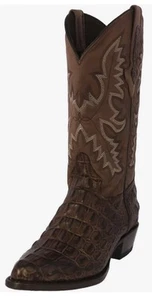 El Presidente Gold Collection Western Boots Cowboy Mens Mex 29/US 10 Brown EUC - Picture 1 of 9