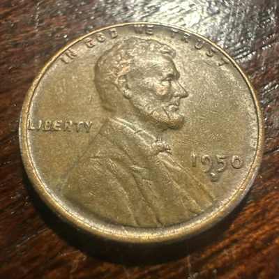 1950 D Lincoln Wheat Error Die Chip On D Mint Mark & E In Liberty (Lot 11) - Image 1 of 4