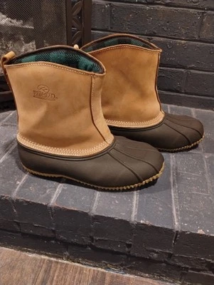 BOTAS DE PATO PELIRROJA THINSULATE PARA HOMBRE 200 GRAMOS TALLA W8 MARRÓN/CUERO BRONCEADO B6 Pull On Foto 1 de 4