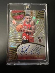 2024 Panini Revolution B.J. Armstrong 75/75 Fractal On Card Auto #A-BJA - Picture 1 of 2