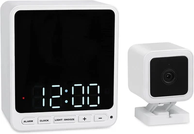 Alarm Clock Camera Case - Compatible with Wyze Cam V4/V3/V3 Pro/Og - Cover for L - Image 1 of 4