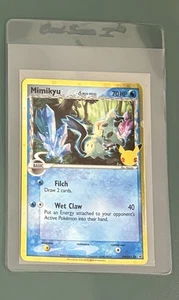 Pokemon SWSH136 Delta Species Mimikyu Cosmos Holo Rare Promo Celebrations New!π - Picture 1 of 2