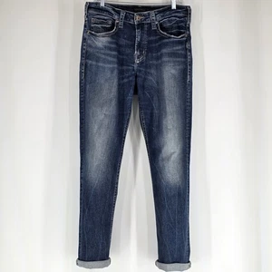 Selvedge Silver Jeans Co Grayson Men’s Denim Jeans 31x32 Blue Straight Stretch - Picture 1 of 9