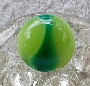Serpente pigro 1" Akro Agata Lime Ade con vetro UV. - Foto 1 di 8