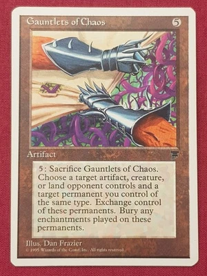Magic The Gathering CHRONICLES GAUNTLETS OF CHAOS artifact card MTG - Image 1 of 2