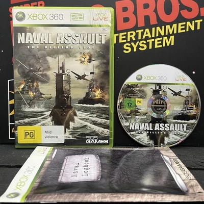 Naval Assault W.Manual Microsoft Xbox 360 PAL LIKE NEW TESTED FREE POSTAGE - Image 1 of 4