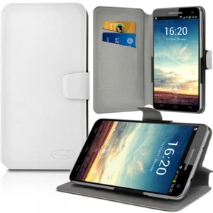 Funda Tarjetero Universal M Blanco para Logicom La Starter L - Imagen 1 de 6