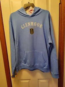 League 91 Glenmoor Country Club Pullover Blue Hooded Sweatshirt 2XL - Picture 1 of 16