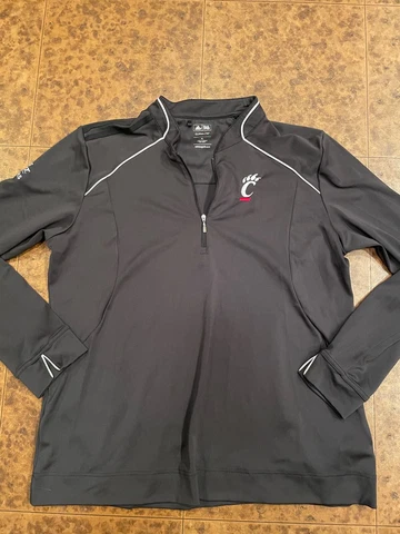 Adidas Cincinatti Bearcats Team issued Big East Champions 1/4 Zip Pullover XL Cover