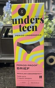 Unders. Teen By Proof~Period Underwear~Period Brief~ Girls~Size Small~New - Picture 1 of 12