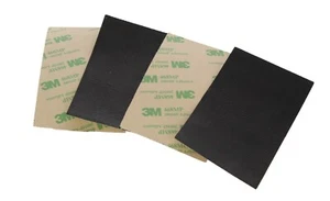 3M ANTI SQUEAL SELF ADHESIVE BRAKE PAD SHIMS NOISE REDUCTION (4) 2889 - Picture 1 of 3