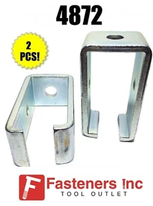 (QTY 2) Trolley Intermediate Support Bracket Unistrut Channel #4872 (P1834) - Picture 1 of 6
