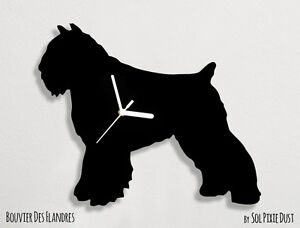 Horloge murale Bouvier des Flandres Dog