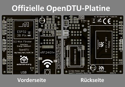 SOLARZERO Platine OpenDTU AhoyDTU ESP32 Breakout Board CMT2300A NRF24L01+ Ahoy DTU Solar