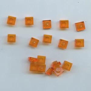 Lego x 18 Trans-Orange Platte 1 x 1 NEU Bulk Lot - Bild 1 von 1