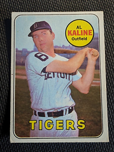 1969 Topps Set Break #410 Al Kaline Detroit Tigers Baseball Card- EX/EX+
