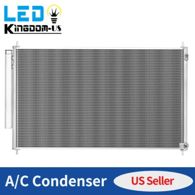 A/C AC Condenser for 2009 2010 2011 2012 2013 2014 2015 Honda Pilot Aluminum - Image 1 of 4