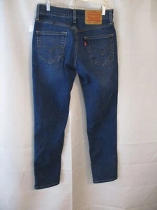 Levi's 511 Cotton Blend 28 x 30 BLue Slim Fit Dark Rinse Jeans - Picture 1 of 3