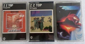 ZZ Top Bundle - Degüello/El Loco/Afterburner Albums - 3xCassettes - VG - Picture 1 of 5