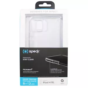 Speck - Presidio Stay Series Slim Rugged Case For Google Pixel 4 XL - Clear - Picture 1 of 5