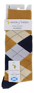 Calze House Of Tweed da uomo di lusso premium bambù Scozia clan Argyle 3 - Foto 1 di 2