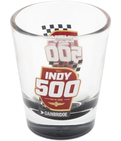 Boelter Brands Unisex Indy 500 Shot Glass Souvenir, Red Cover
