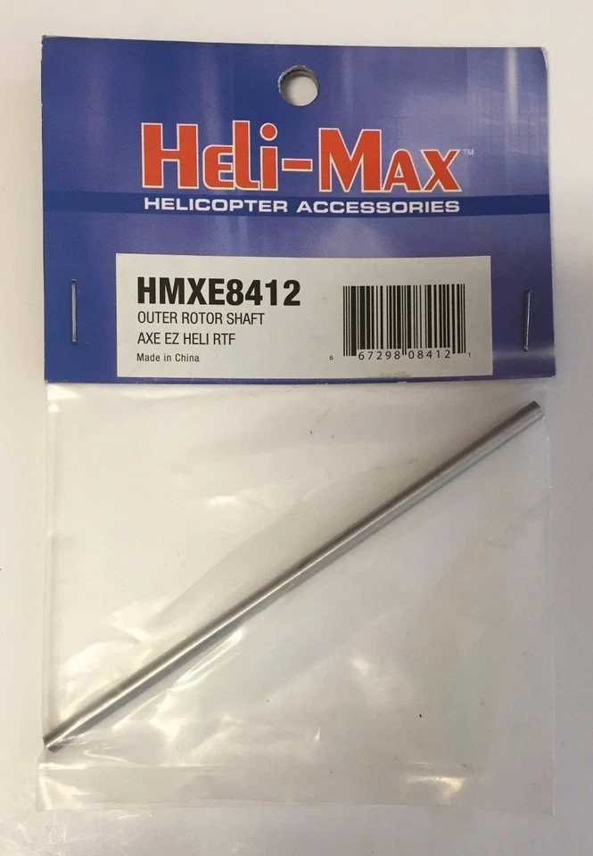 HELI-MAX Outer Rotor Shaft HMXE8412 Axe EZ Heli RTF Helicopter RC Part NEW - Image 1 of 1