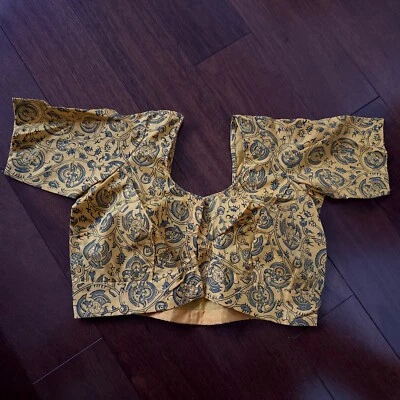 blusa sari readymade choli Foto 1 de 2