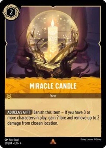 1x Miracle Candle - Cold Foil NM Eng Lorcana - Ursula's Return - Bild 1 von 1