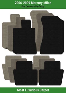 Lloyd Luxe Front & Rear Row Carpet Mats for 2006-2009 Mercury Milan - Bild 1 von 35