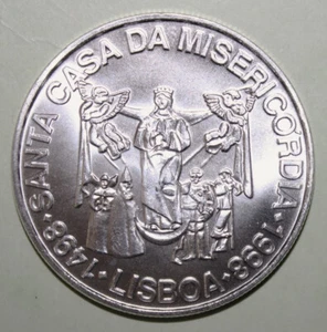 S12 - Portugal 1000 Escudos 1998 Brilliant Uncirculated Sil. Coin - Misericordia - Picture 1 of 2