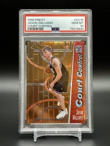 1998 Topps Finest Jason Williams Court Control #CC15 Rookie /750 PSA 10 POP 6 - Picture 1 of 2