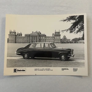 Daimler 4.2 Litre Limousine Vanden Plas Car Factory Press Photo Photograph - Picture 1 of 7
