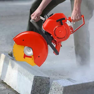 Gasoline Powered Demolition Saw Concrete Cutter 2-stroke Circular Saw Cut Off - Picture 1 of 18