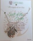 Earth Angel Necklace Salt of the Earth -tree of life-angel wing fish- silver 