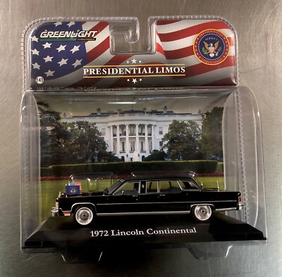 GREENLIGHT 总统 LIMOS 1972 年林肯大陆“总统 RONALD REAGAN” — 第 1/4 张图片