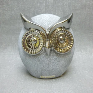 Formano Eule Stone silber grau Dekofigur Geschenk Geburtstagsidee Figur - Bild 1 von 1