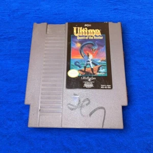 VIDEO GAME NES Ultima Quest of the Avatar (1985) FCI Acceptable Nintendo - Picture 1 of 2