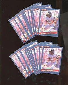 1986 Donruss Leaf #83 Eddie Murray 22 Card Pack Fresh Lot - Picture 1 of 1
