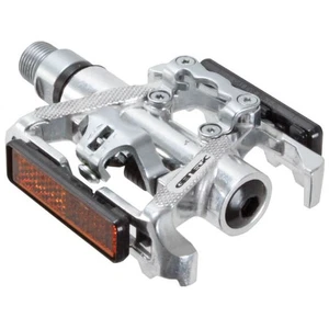 Genetic Schizo clipless/platform pedals, silver - Picture 1 of 1