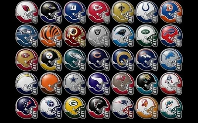 Cartel de cascos de equipo de la NFL impresión artística letrero de metal 12x8 pulgadas vintage antiguo n Foto 1 de 4