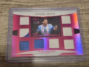 Foglia Nel Gioco Usato Lionel Messi Materiali Rari Octo Swatch 7/15 - Foto 1 di 2