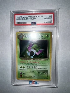 Dark Goldbat Holo Japanese Team Rocket Psa 10 Pokemon - Picture 1 of 4