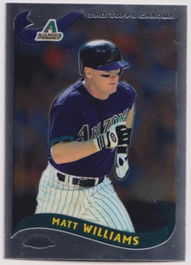 2002 Topps Chrome #139 Matt Williams Arizona Diamondbacks - Picture 1 of 2