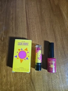 AVON COLOR SEEKERS LIPSTICK & NAIL ENAMEL Bikini Rose SPF 15 1993 New - Picture 1 of 2