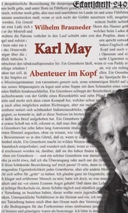Karl May : Abenteuer im Kopf. Eckartschrift ; 249 Brauneder, Wilhelm - Foto 1 di 1