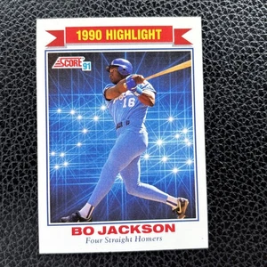Bo Jackson - 1991 Score #420 Highlight Kansas City Royals - Bild 1 von 2